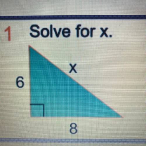 Solve for X.
Show your work.
Pls hurry