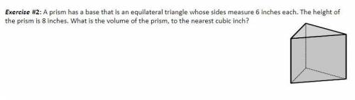 What is the volume of the prism, to the nearest cubic inch?