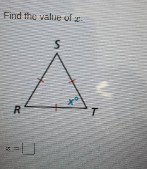 Find the value of x. need quickly plz help​