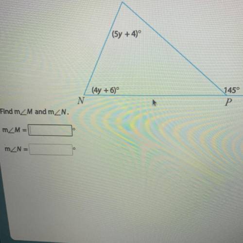 Help find angle m and angle n! <3