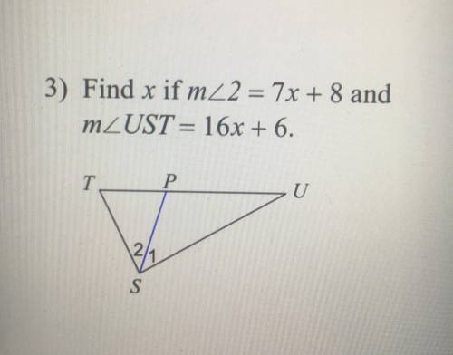 Need to find x.
Can someone help?