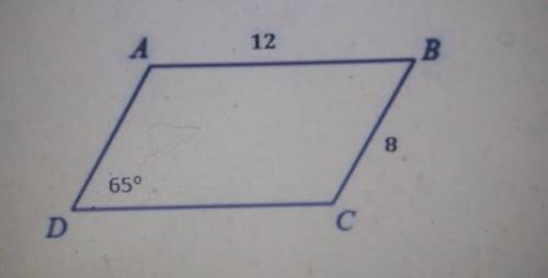 The quadrilateral shown is a parallelogram. What is m<B?

A) 25° B)55C) 65D) 115 degree​