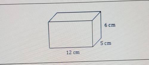 5. In the diagram above, what is the volume of the rectangular prism?

A. 120 cmB. 162 cmC. 324 cm