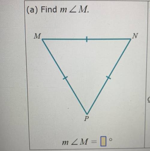 What does measure angle M equal?? help lol )):