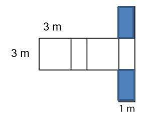 1, What is the area of the figure below?

A. 24
B.135
C.45
D.66.5
2.A triangular pyramid is 9 yard