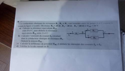 Homework physics in french