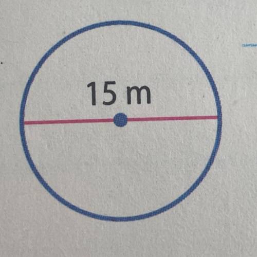 Find the circumference of the circle. Use 3.14 or 22/7 for TT. Round to the nearest tenth if necess