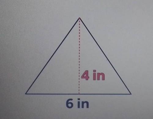 If each 2 in. on the scale drawing below equals 6 yards, what is the actual area of the shape in sq