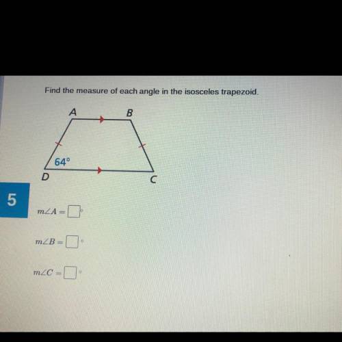 PLEASE HELP: Find the measure of each angle in the isosceles