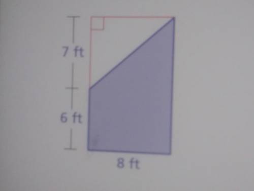Find the area of the figure ​