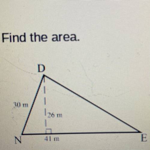 Find the area.
A. 1100 m2
B. 533 m2
C. 1066 m2
D. 338 m2