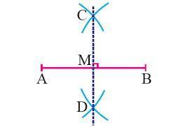 In the adjoining figure: If AM=MB then CD is called as ____ of AB