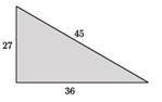 Jocelyn said that the triangle below is not a right triangle. Her work is shown below. Explain what