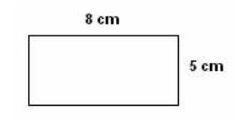 Each side of the rectangle is multiplied by 4. What is the area of the new figure?

A: 416 cm2
B: