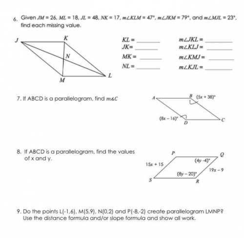 Polygons and Quadrilaterals- HELP ASAP