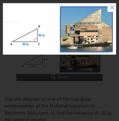 Use the diagram of one of the triangular windowpanes at the National Aquarium in Baltimore, Marylan