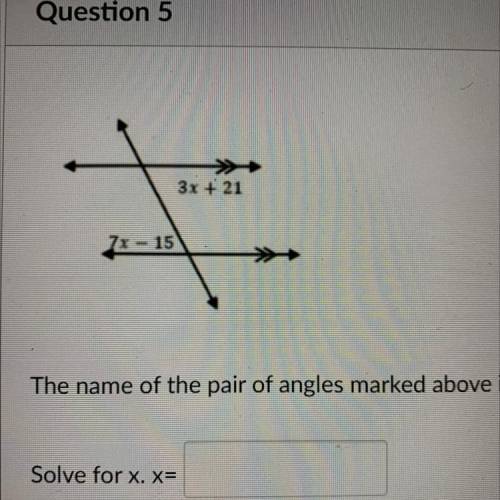 Can someone help just solve for X 10 points