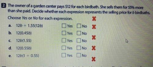 I need to know if these expressions are a yes or no.