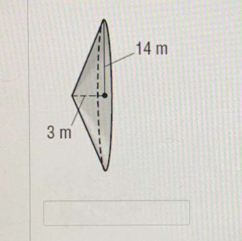 Find the volume and explain your answer round to the nearest tenth!!