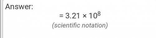 321,000,000 in scientific notation