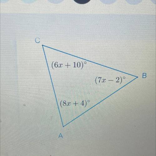 Geometry 5, solve for x