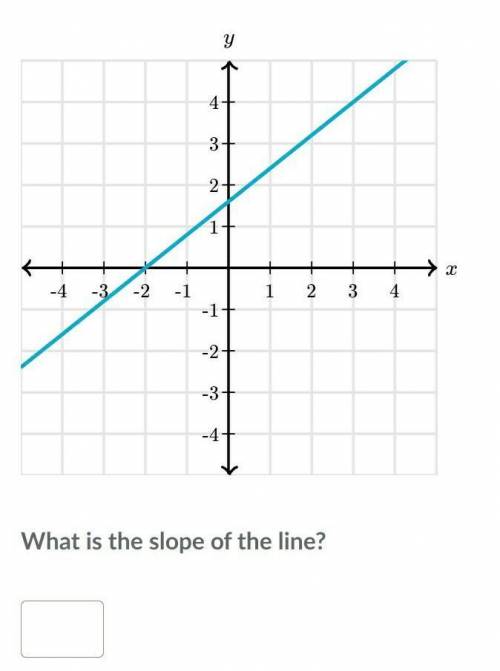 PLEASE HELPwhat is the slope of the line?​