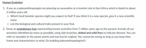 If you as a paleoanthropologist are planning an excavation at a hominin site in East Africa which i