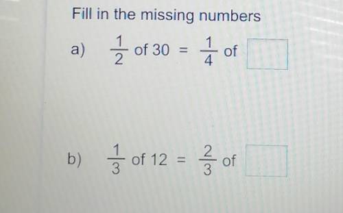 Fill in the missing numbersI need an answer ASAP​