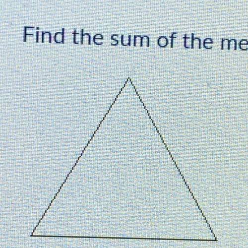 Find the sum of the measures of the angles of the figures