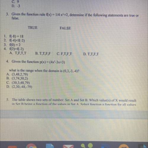 I need the answer to number 3
