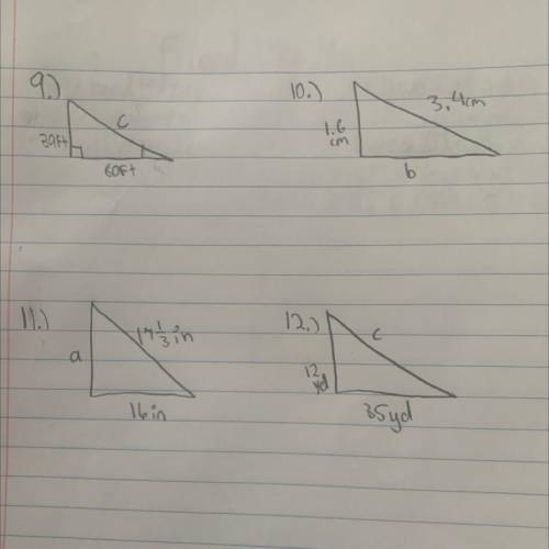 Can someone pls help asap. i’ll give brainliest

solve the missing length of the triangle using py