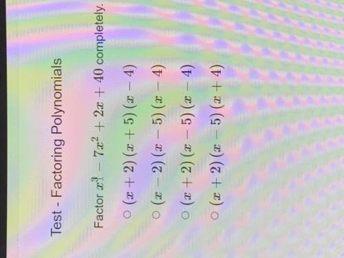 Factor x^3-7x^2+2x+40
NEED HELP ASAP PLEASE!!!