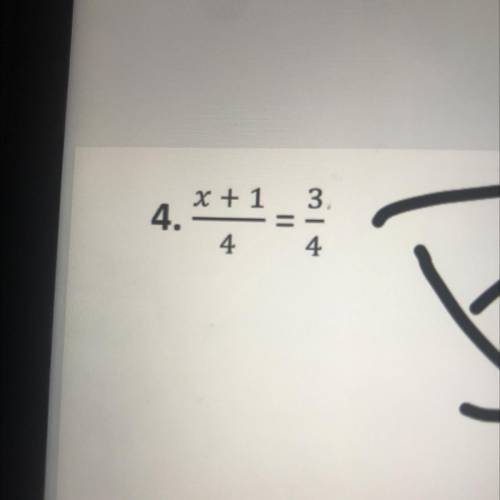 Please help me I’m timed X + 1/4=3/4