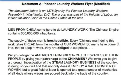 Do you think the Pioneer Laundry Workers Assembly supported or was against Chinese immigration in t
