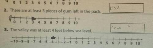 PLS HELP On number 1, is it correct? On number 2, is it correct and which way doy the line go? ​
