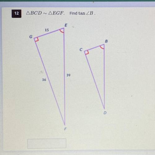 What would tab of angle b be?