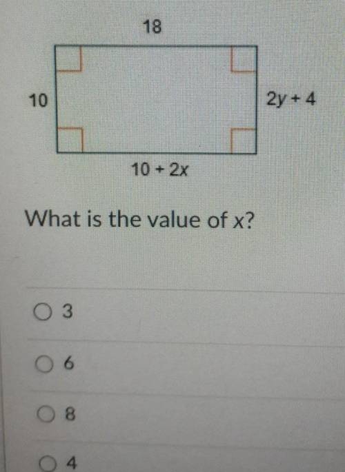 What is the value of x?3684​