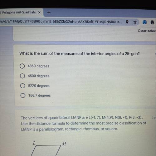 What is the sum of the measures of the interior angles of a 25-gon?