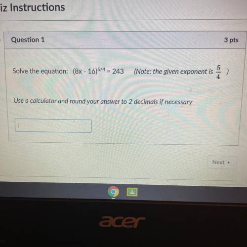 I need help right away because i want to know if i had to round my answer.