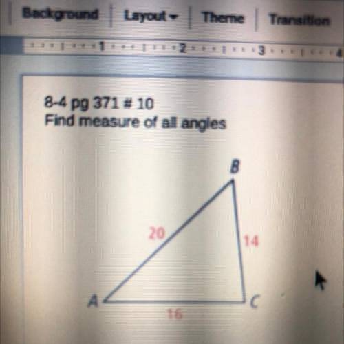 Find measure of all angles