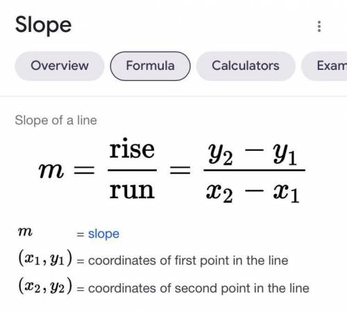 What is the equation to the point slope form?