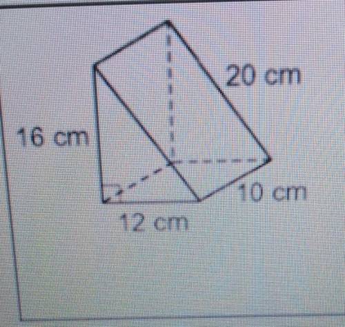 HELP 7th grade math

Draw the base and find the area, You don't have to draw the base just give an
