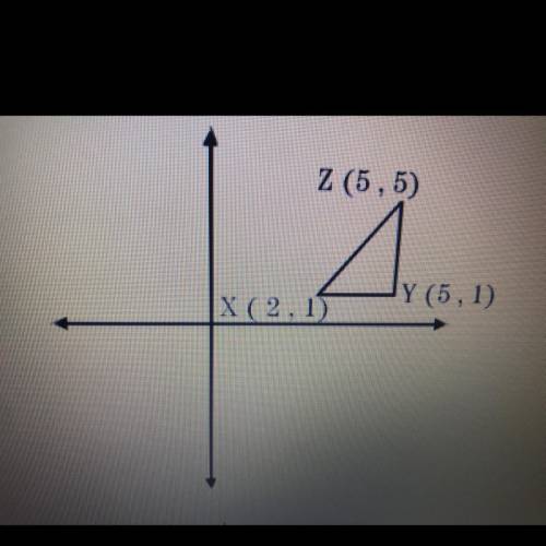 Little help?

Given the coordinates of X,Y, and Z, as shown in the figure, find the perimeter of t
