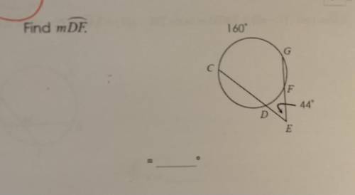 Find measure of DF. Explanation would be great!