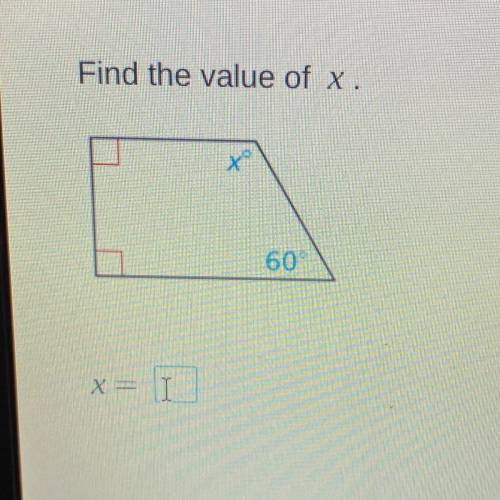 PLEASE HELP!! Find the value of x.