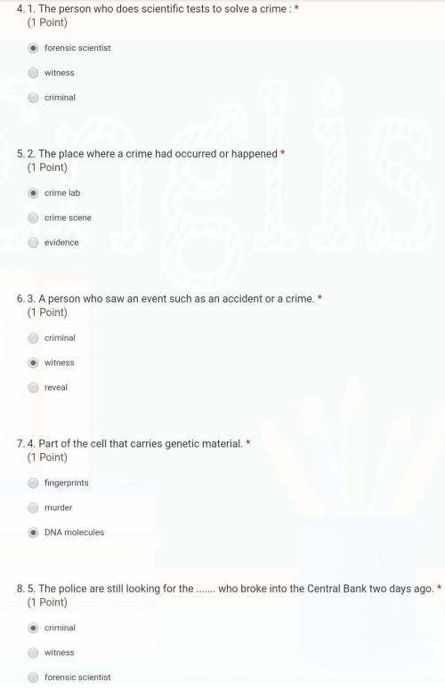Hi, can you please check my answers?​