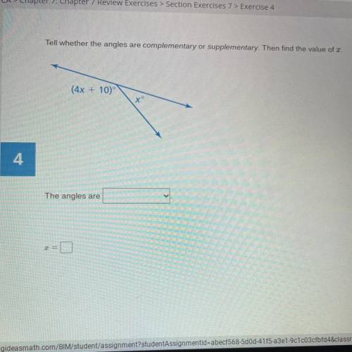 Find the value of x please help