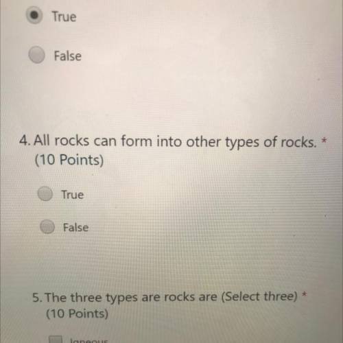 All rocks can form into other types of rocks