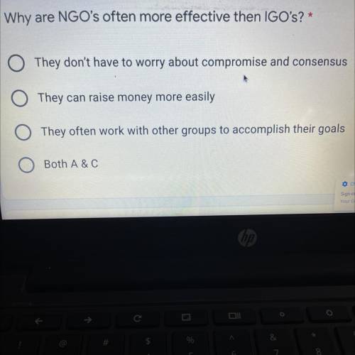 Why are NGO’s often more effective then IGO’s?
