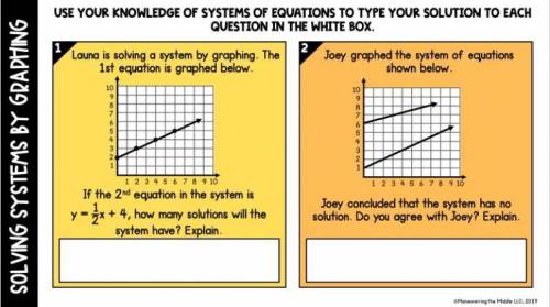 Systems By Graphing - Solve All Correctly For a Thanks, 5-Stars, And A Brianliest!